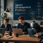 Agence développement Python équipe collaborant
