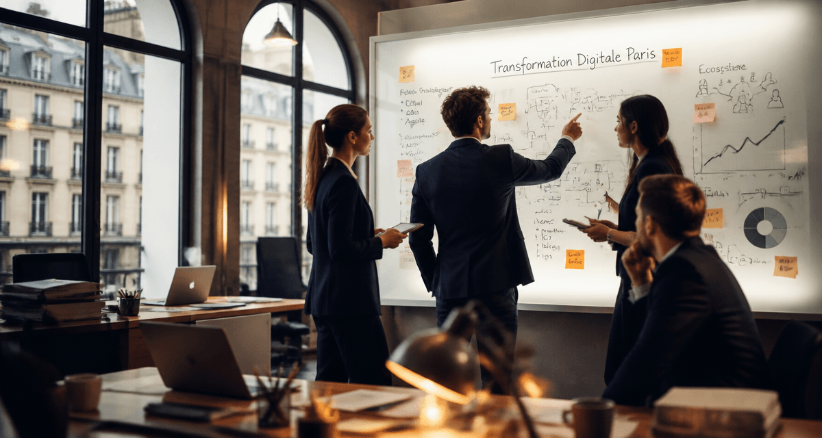 agence transformation digitale paris consultants open space