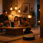 appareil intelligent dans salon moderne