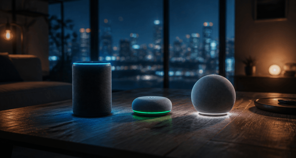 assistant vocal enceintes connectées