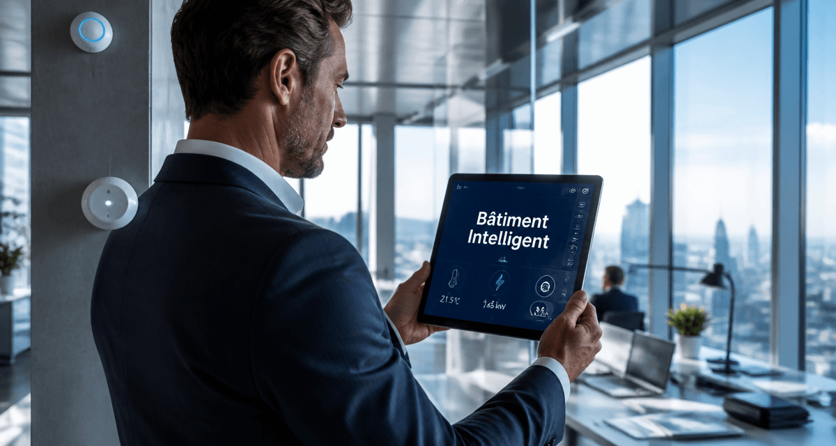 Gestion connectée bâtiment intelligent open space