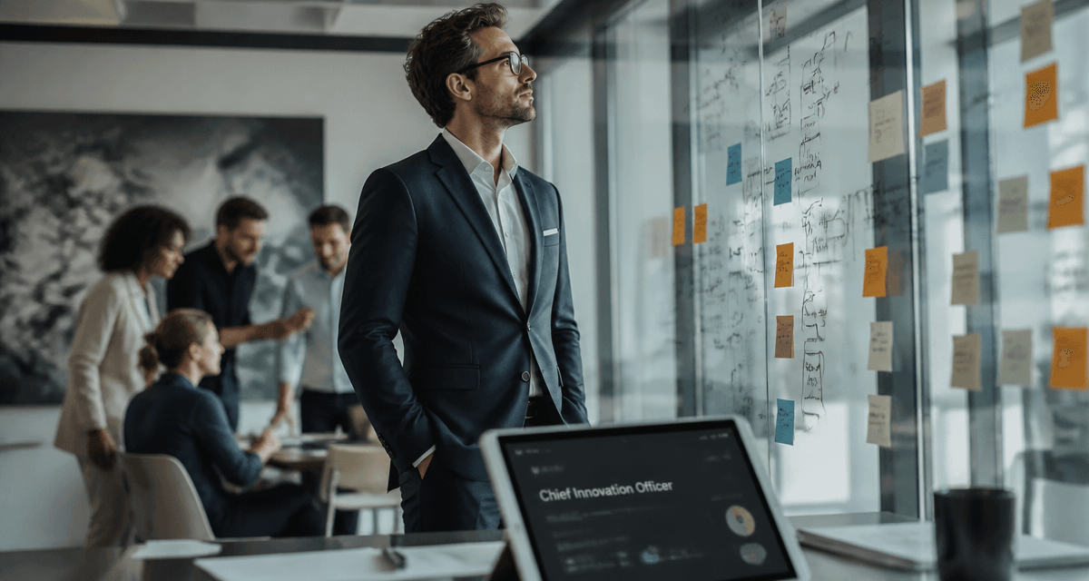 chief innovation officer brainstorming