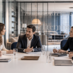 entreprise image équipe autour table design