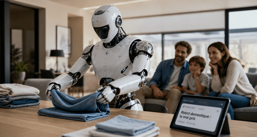 robot humanoïde domestique prix pliant du linge