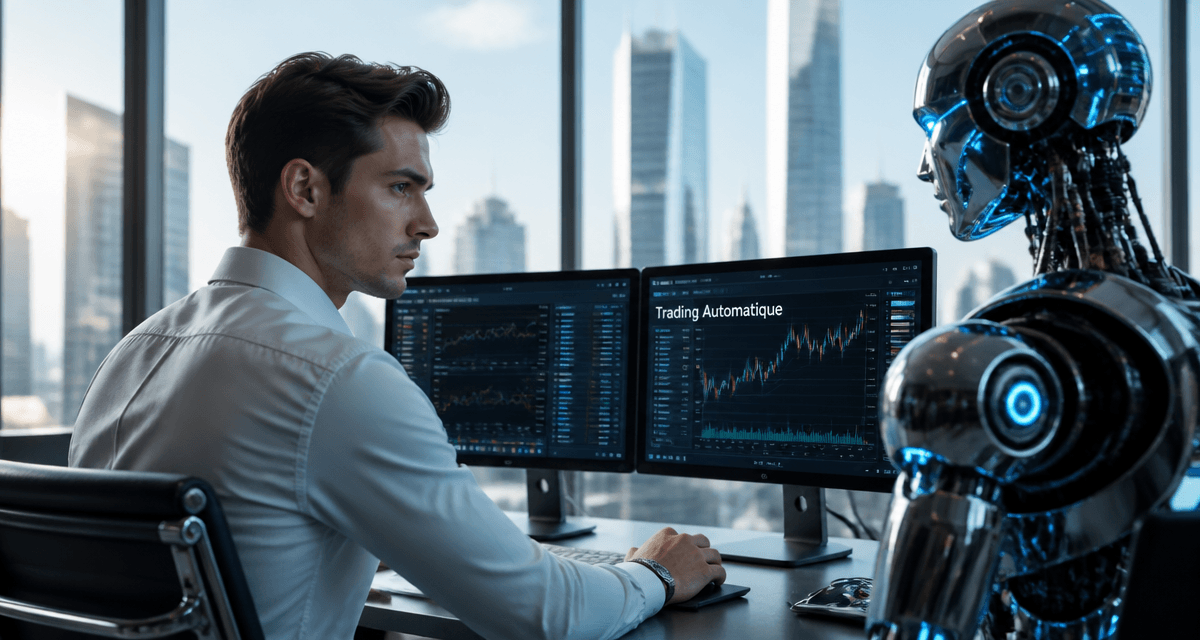 robot trading automatique investisseur écrans
