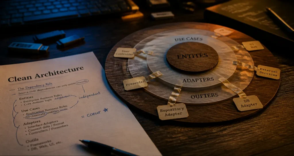 Clean architecture : entités, use cases et adapters