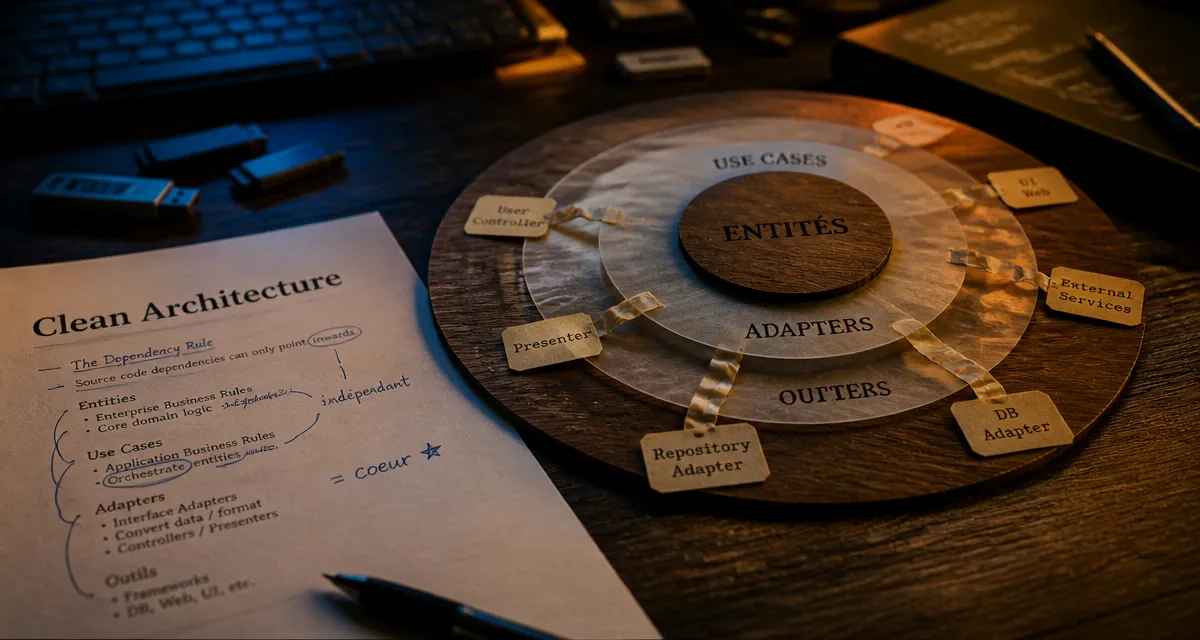 Clean architecture : entités, use cases et adapters
