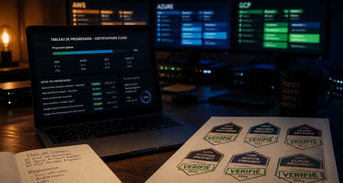 Cloud based certifications : badges cloud vérifiés pour viser +20% salaire