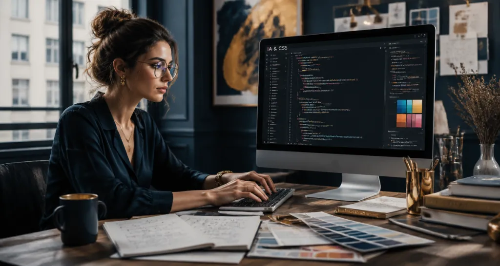 ia pour css interface design moderne