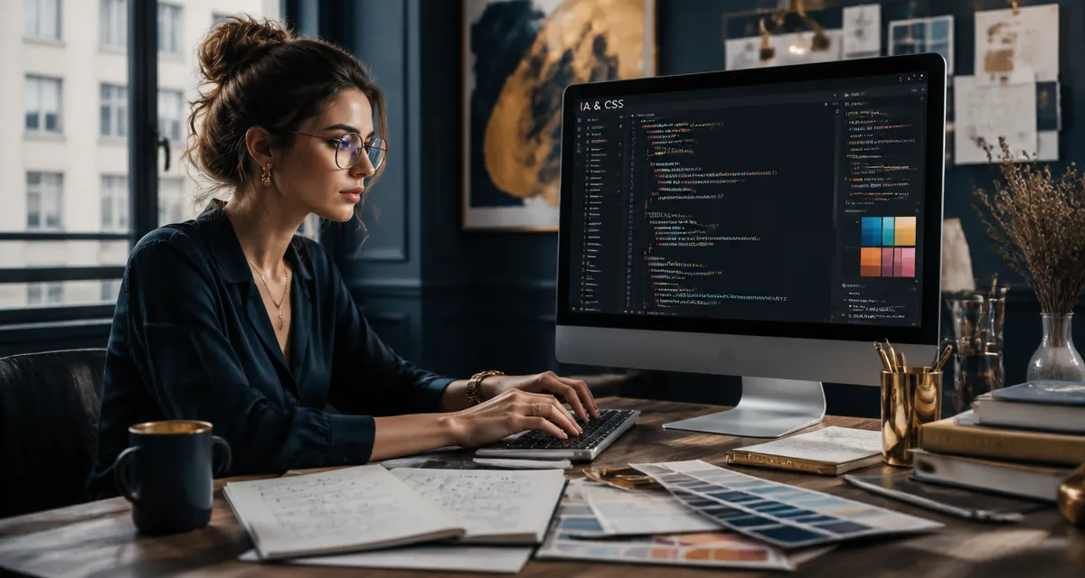 ia pour css interface design moderne