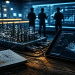 Innovation technologique : jumeau numérique et maquette d’usine avec capteurs