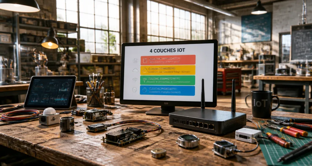 internet of things architecture 4 couches