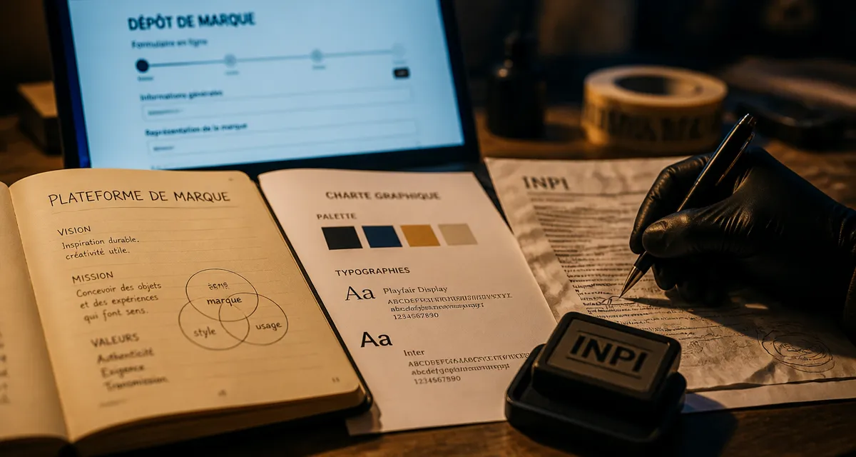 Lancer sa marque : dépôt INPI et identité protégée