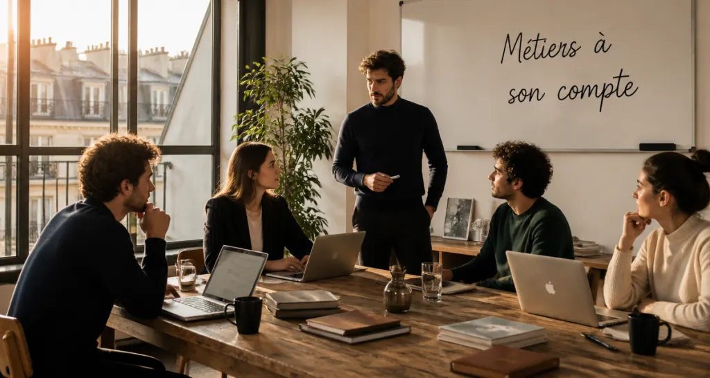 Métier à son compte qui payé bien – réunion jeunes professionnels