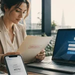 partage de fichier en ligne sécurisé avec 2FA en bureau moderne