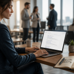 search engine marketing femme bureau ordinateur