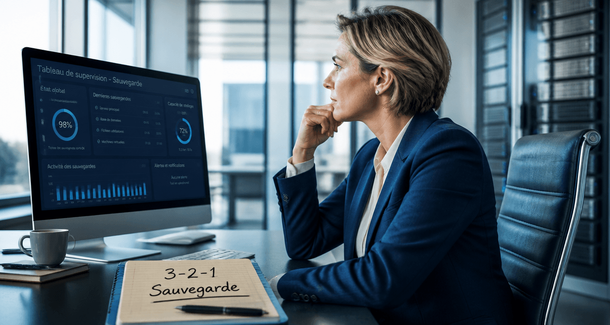 Solution de sauvegarde entreprise dirigeante supervise sauvegarde