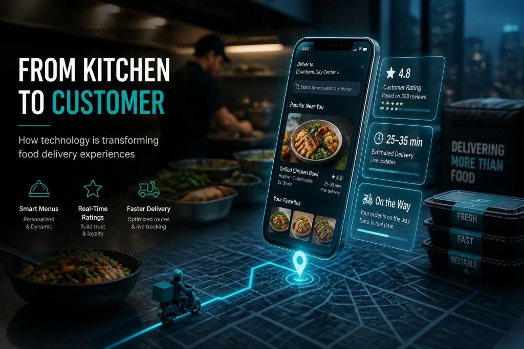 Applications de livraison : pourquoi la gastronomie urbaine passe des menus optimisés aux dark kitchens