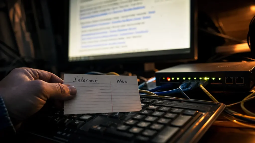 Internet transporte les données, le Web affiche les pages : la différence à retenir