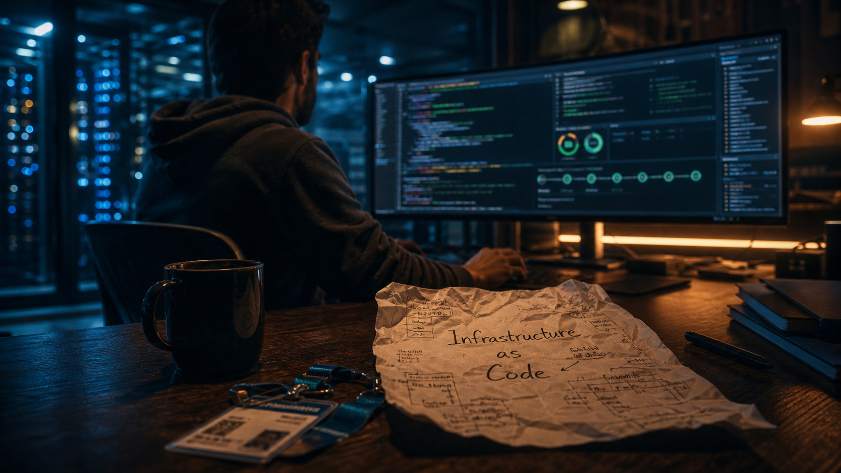 Expert devops CI/CD et Infrastructure as Code, pipeline en écran