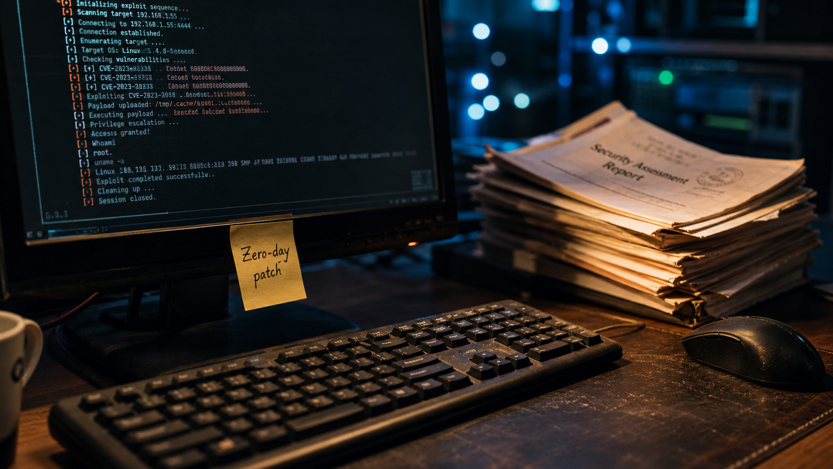 Faille 0 day : terminal d’exploit et correctif sécurité