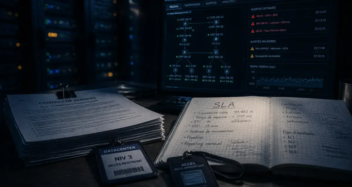 Hébergement et infogérance : SLA, datacenter et supervision