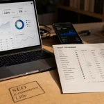 agence seo e commerce lille : audit SEO e-commerce sur ordinateur