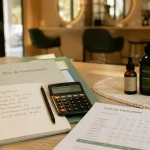Business plan salon de coiffure : charges, trésorerie et seuil de rentabilité, plan de trésorerie et calcul.
