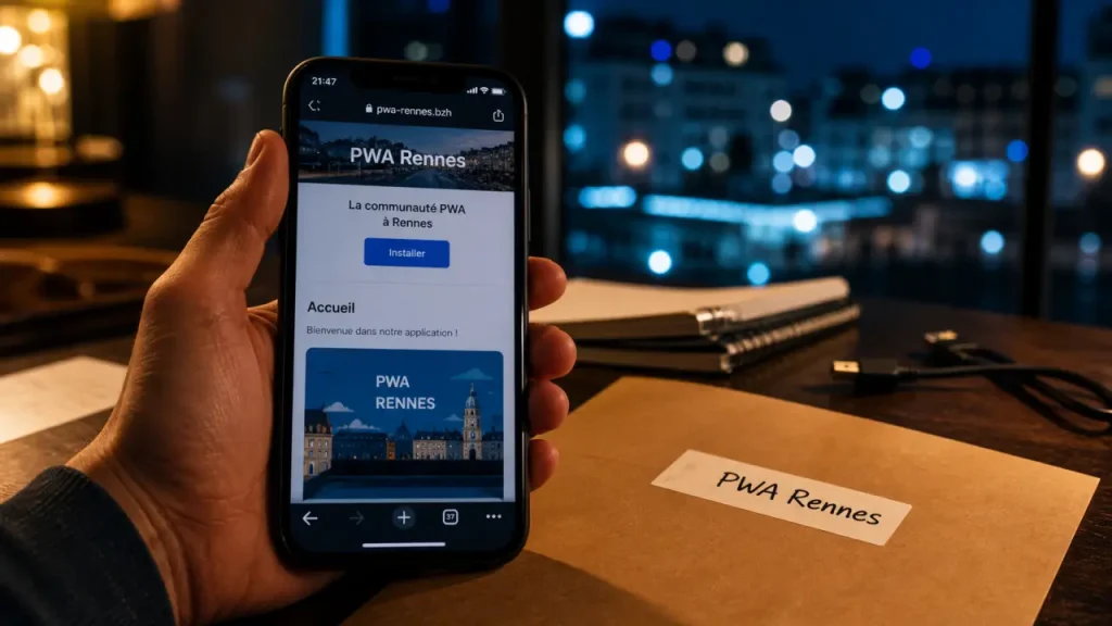 Développement d’une Progressive Web App à Rennes : performance mobile et budget maîtrisé