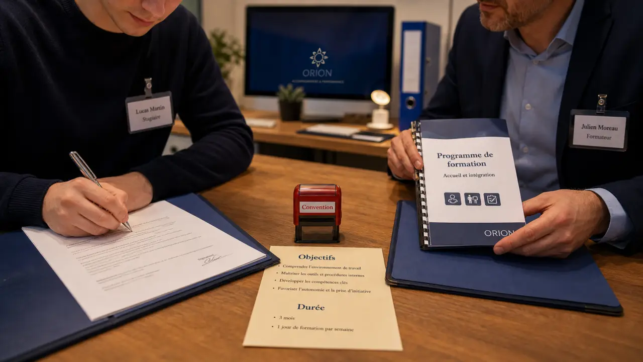 Différence stage et formation professionnelle : signature de convention
