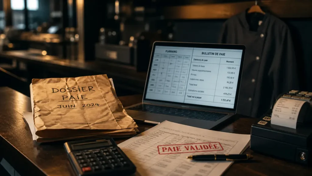 Logiciel de paie restaurant : gérer HCR, extras et DSN sans double saisie