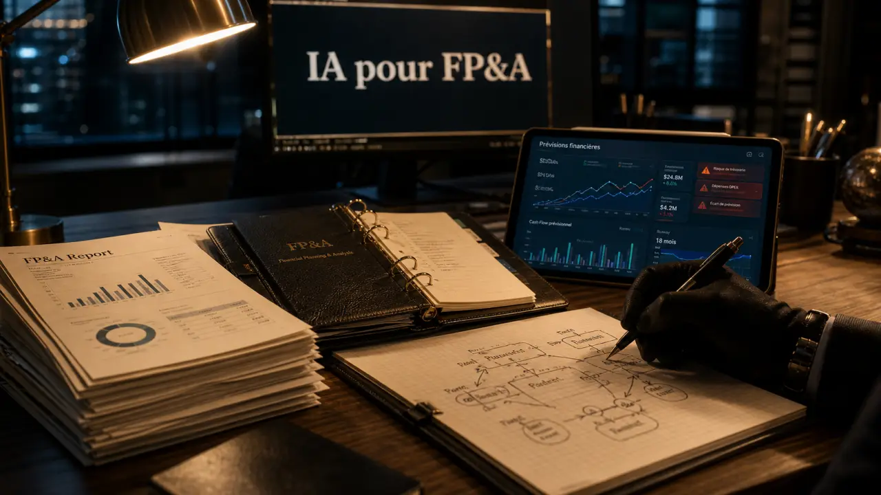 Outils ia pour la fp&a : prévisions et reporting IA sur écran