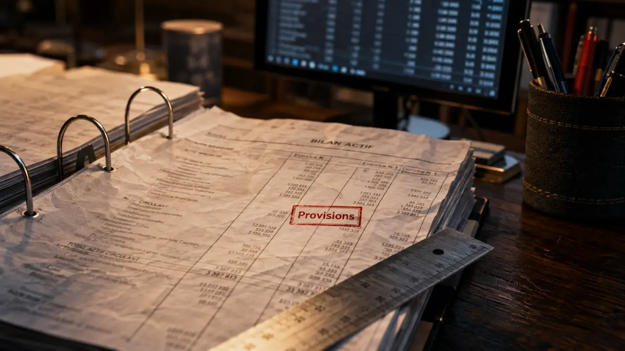 Comptabilité les provisions : risques et reprises, documents comptables