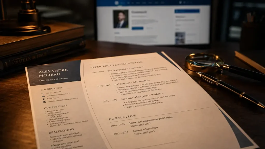 CV chargé de communication : 6 rubriques pour rassurer un recruteur en 30 secondes