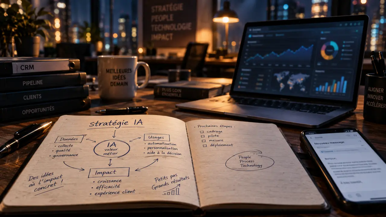 Stratégie marketing intelligence artificielle : IA personnalise le marketing sans diluer la voix de marque