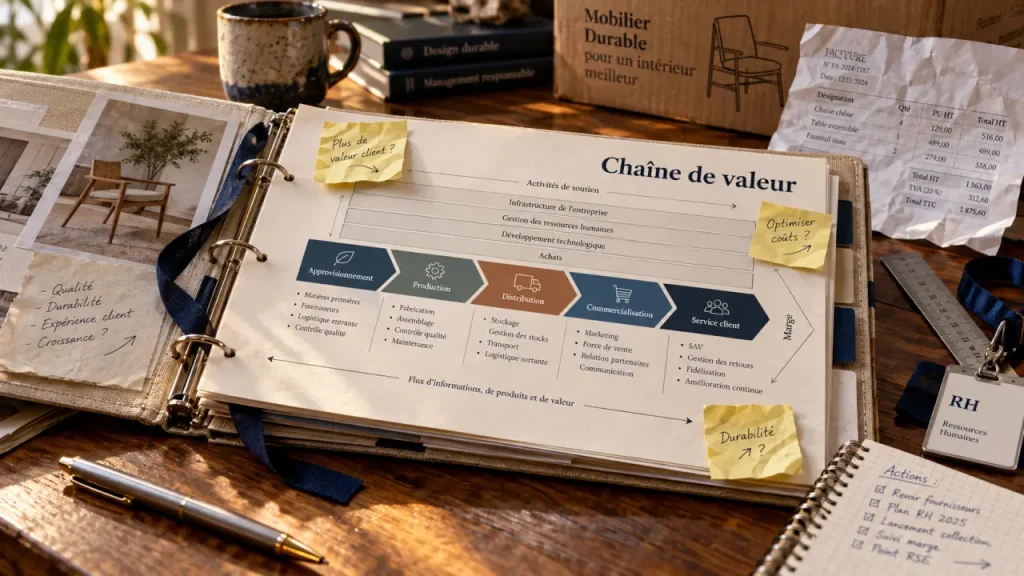 Chaîne de valeur de Porter : repérer les coûts à réduire sans sacrifier la valeur client
