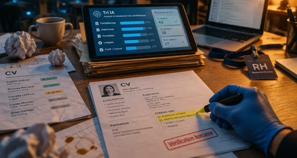Intelligence artificielle et recrutement : où elle aide vraiment, où le recruteur doit garder la main